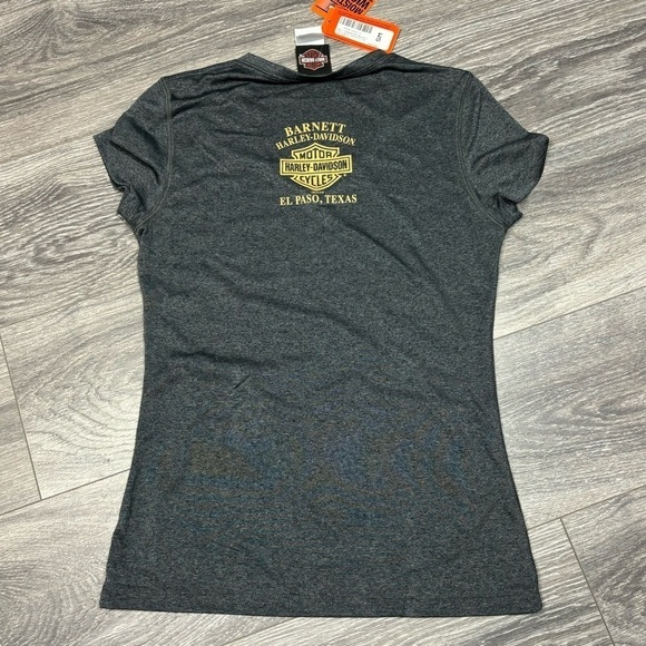 Harley Davidson moisture Wicking V Neck women’s small 179 - Picture 4 of 6